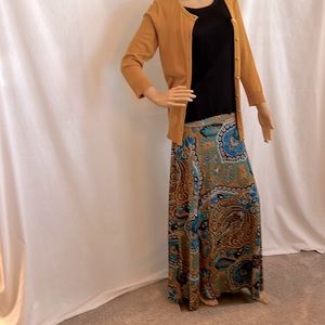 Pull on maxi skirt